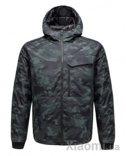 Двусторонняя куртка Xiaomi Uleemark double-sided wear men's down jacket Green-Black XL